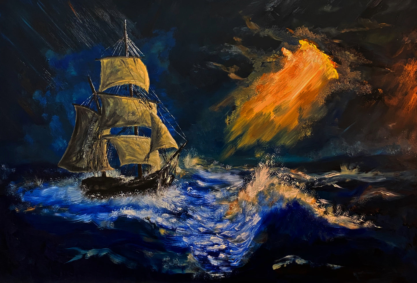 L’Éveil des Contraires | 70 x 60 cm